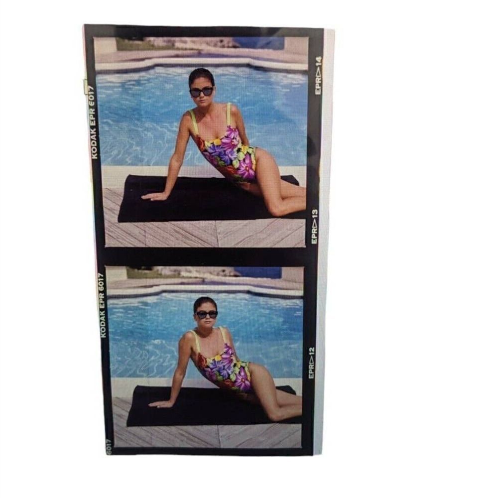 Kathy Ireland‎ Double Photo Slide Swimsuit Model Catalog Production Picture (A6)